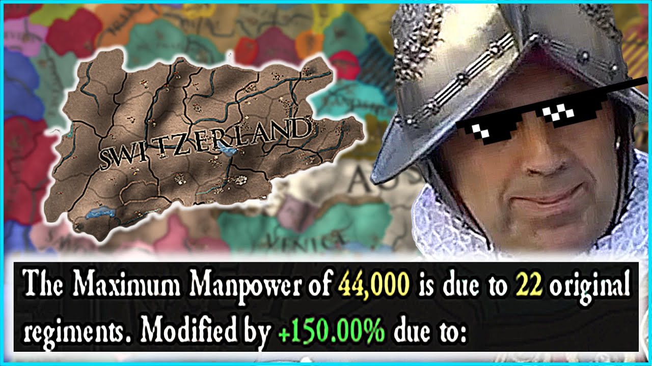 This Is Why Swiss Mercenaries ARE OVERPOWERED !! EU4 Switzerland Guide