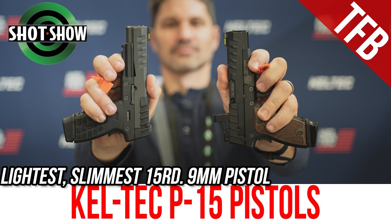 NEW Kel-Tec P-15: The Lightest, Smallest, 15rd. 9mm Pistol
