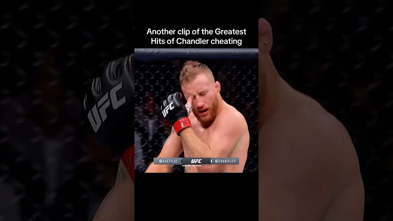 Michael Chandler's dirty fighting against Justin Gaethje 