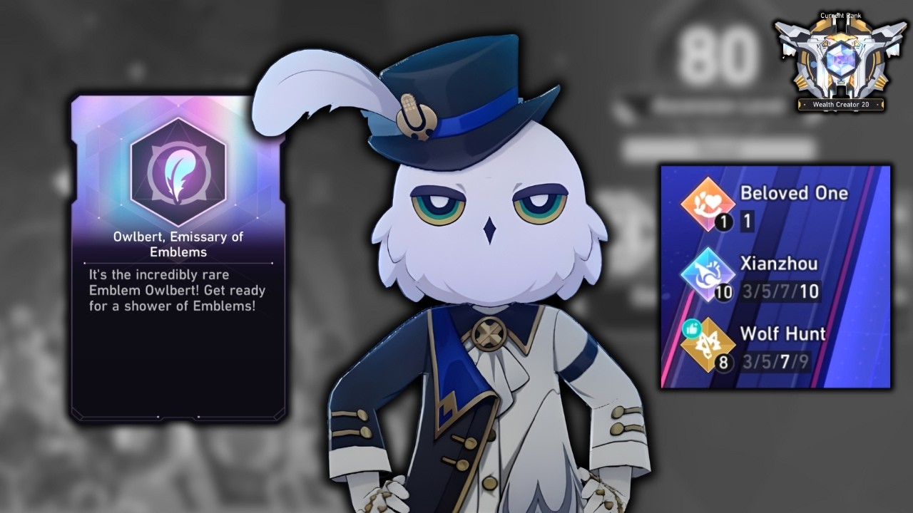 LONG TIME NO OWLBERT EMBLEM ! 10 Xianzhou With 8 Wolf Hunt ! Currency Wars Full Run
