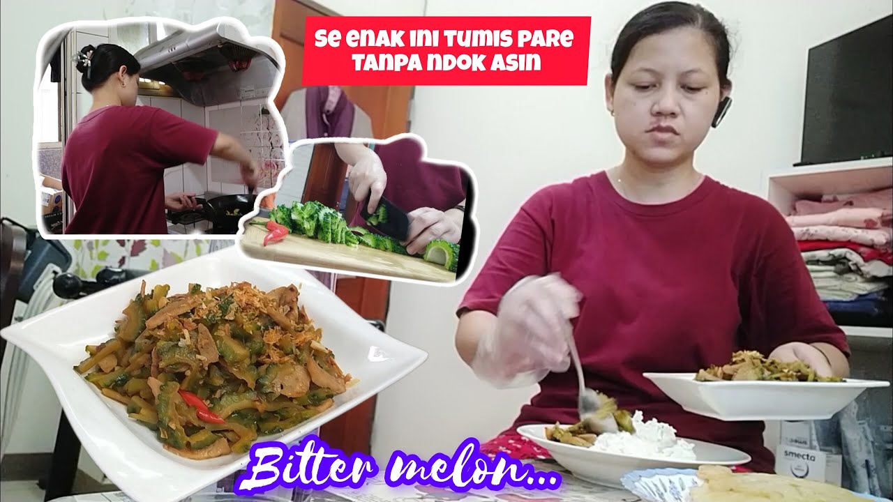 OSENG PARE TANPA NDOG ASIN | MENU KAMPUNG |TERBEBAS DARI MAJIKAN YANG SELALU NDOG ASIN /Bitter melon
