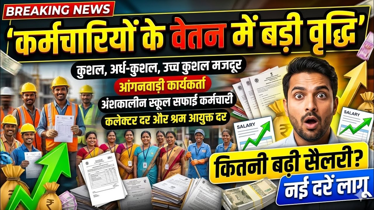 New Labour Code Full Detail||नए लेबर कोड लागू होते ही बढ़ेगी सैलरी? जानिए पूरा हिसाब