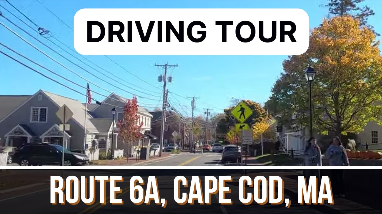 Cape Cod's Backroads in the Fall - Old King's Highway in Barnstable in Autumn