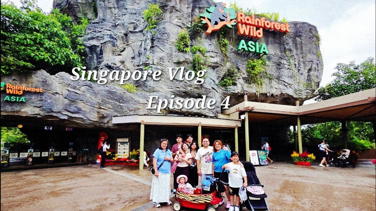 SIngapore Day 4 Mandai Rainforest #asia #travel #singapore #fun #family #vlog #mandaiwildlifereserve