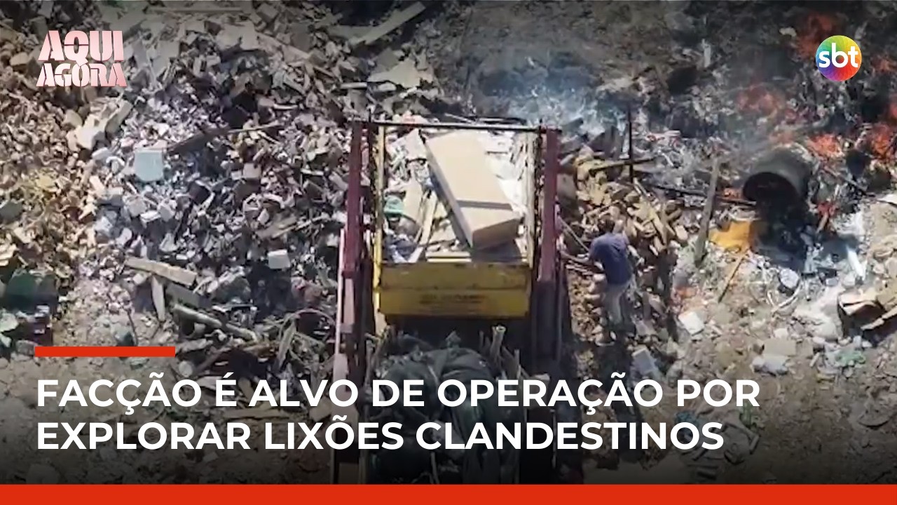 Facção criminosa lucrava com despejo ilegal de lixo em área de manguezal no RJ | #AquiAgora