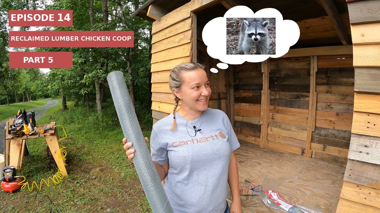 Episode 14 - Reclaimed Lumber Chicken Coop - Part 5