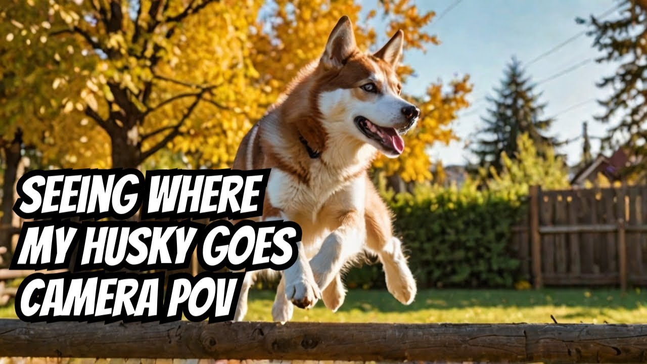 Husky Escapes Neighborhood Adventure Caught on Camera!