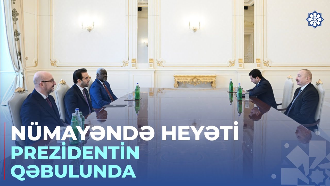 Prezident İlham Əliyev “Zayed İnsan Qardaşlığı Mükafatı” ilə bağlı nümayəndə heyətini qəbul edib