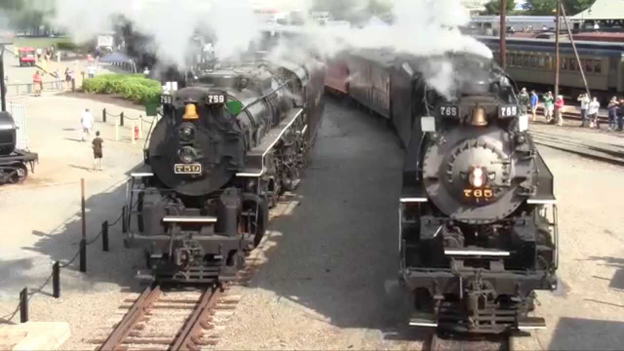 NKP 765 at Steamtown Railfest 2015