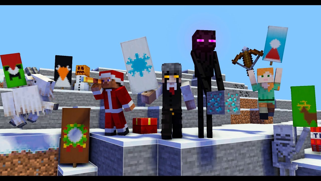 Minecraft: Christmas Banner Designs
