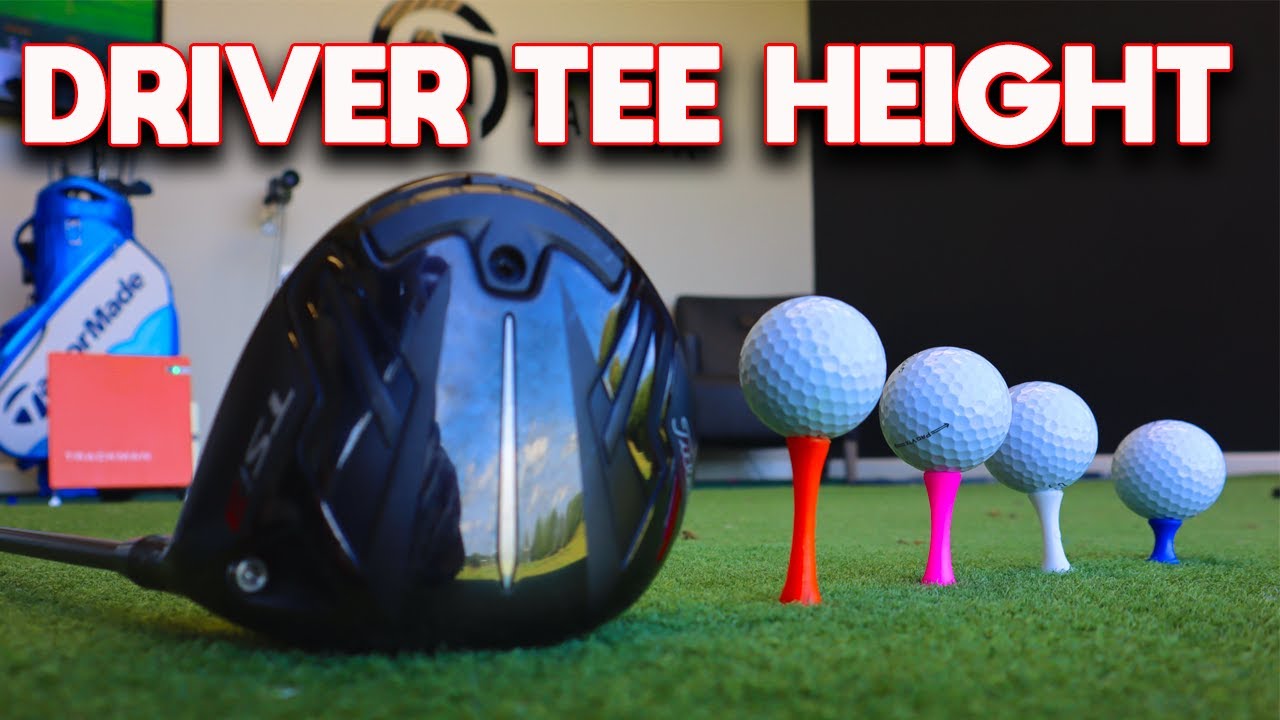 Correct tee height with DRIVER for LONGER and STRAIGHTER drives. YOU need to watch this!!