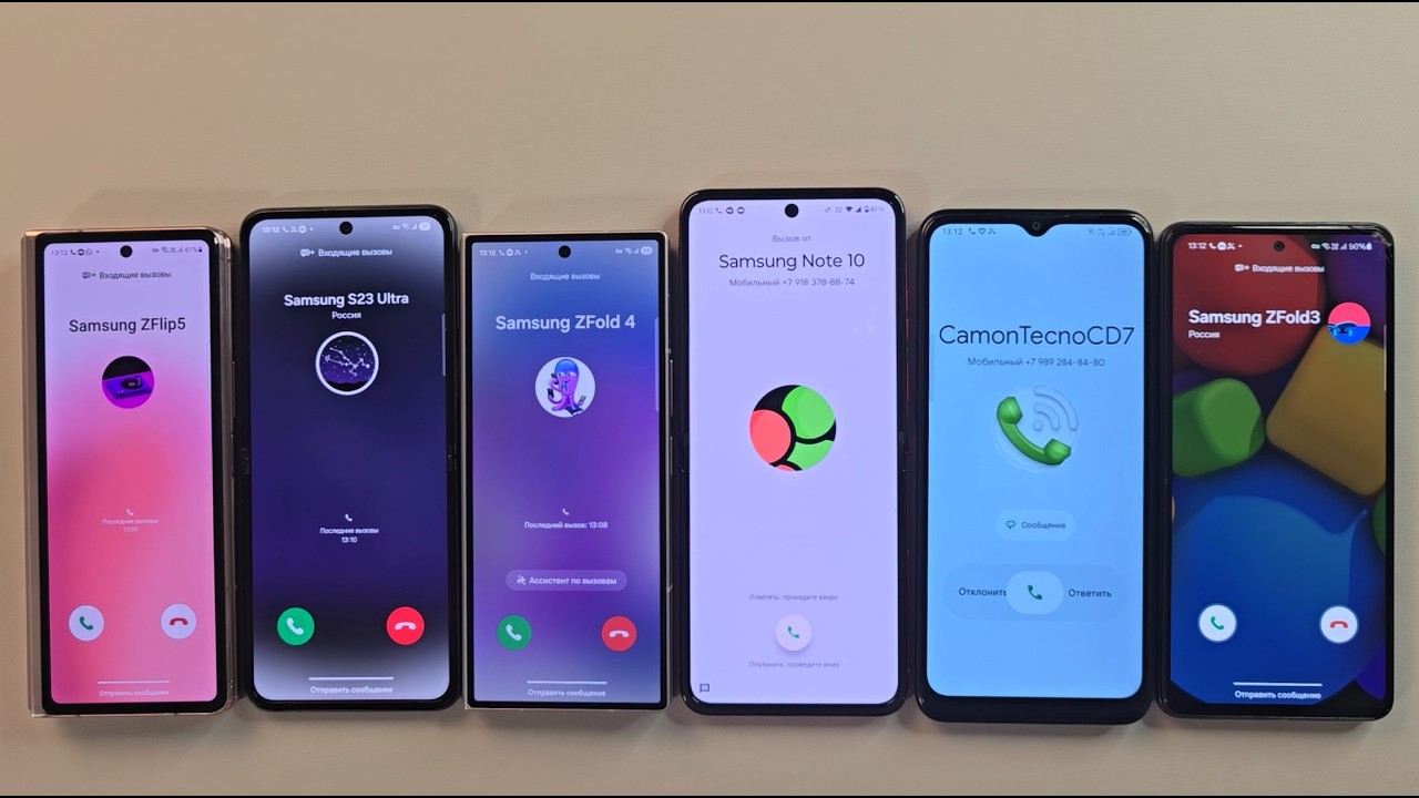 Guess Who Incoming calling Samsung A52 Samsung ZFlip3 Samsung ZFold2 Samsung ZFold6 TCL 30b Razr50