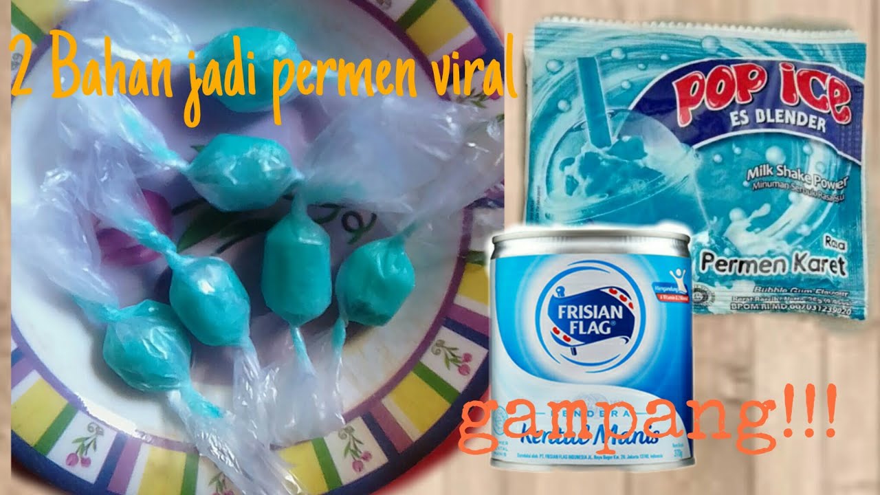 cara membuat permen pop ice|| pop ice candy 🍬