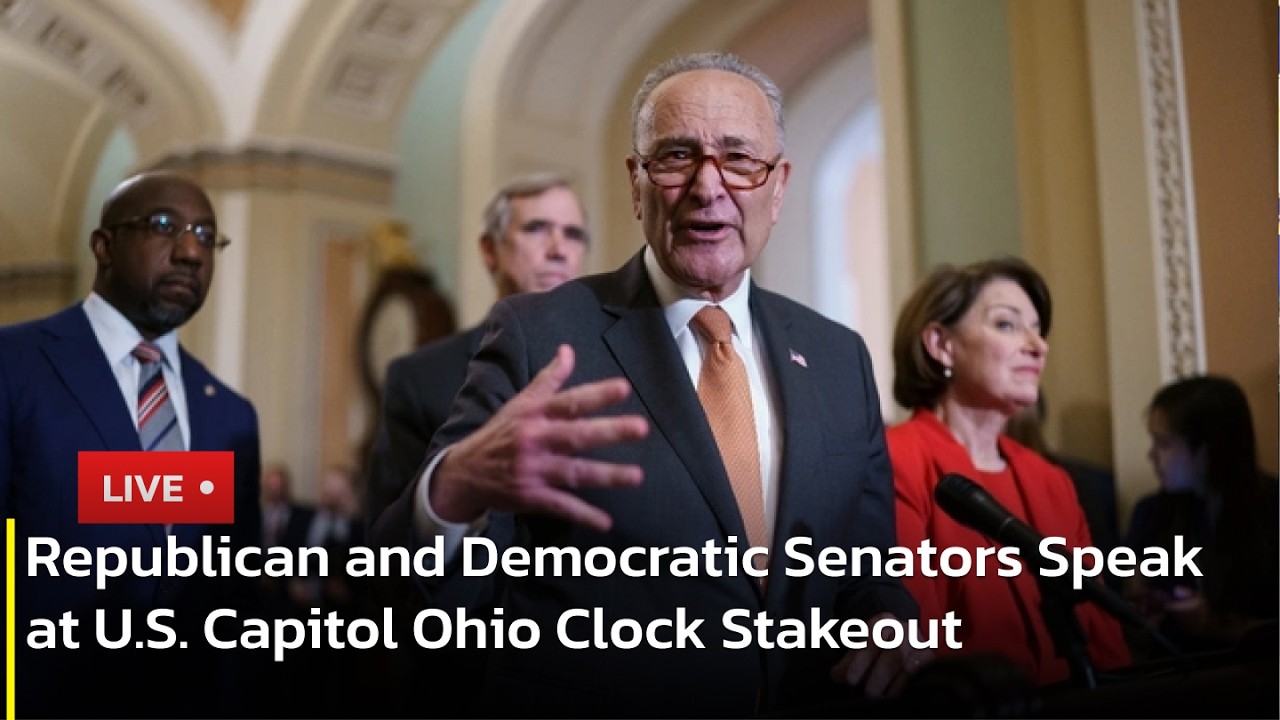 🔴 LIVE: Republican and Democratic Senators Speak at U.S. Capitol Ohio Clock Stakeout | AC13