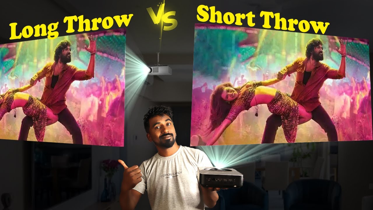 Short throw vs Long throw Projector | How to Choose a  Projector | TechCanvas