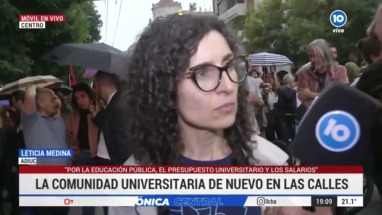 Marcha estudiantil en Córdoba contra el ajuste a las universidades