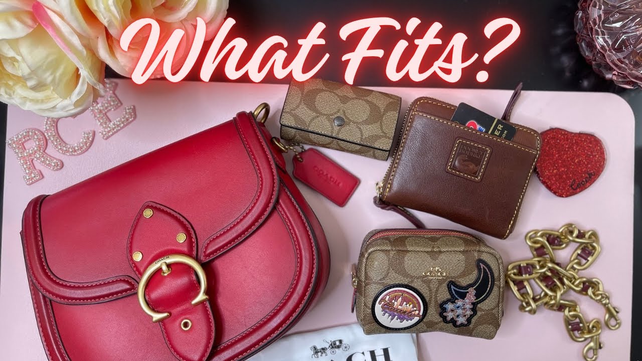 Coach Beat Saddle Bag Candy Apple // What&rsquo;s in my bag? // Robin Cookie