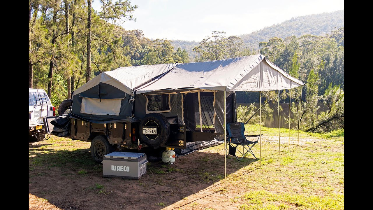 How To Set Up The Black Series 'Sergeant' Soft Floor Camper Trailer!