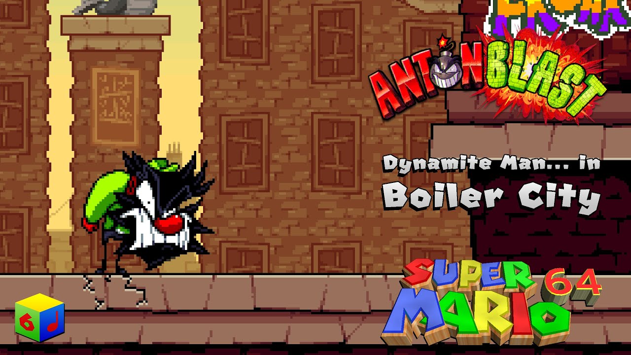 ANTONBLAST - Dynamite Man... in Boiler City | SM64 Remix