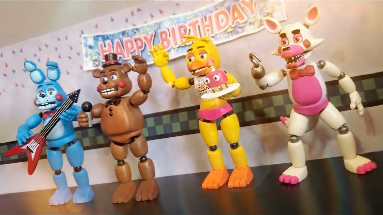 Custom Toy Animatronics Figures From FNAF 2 (Review)