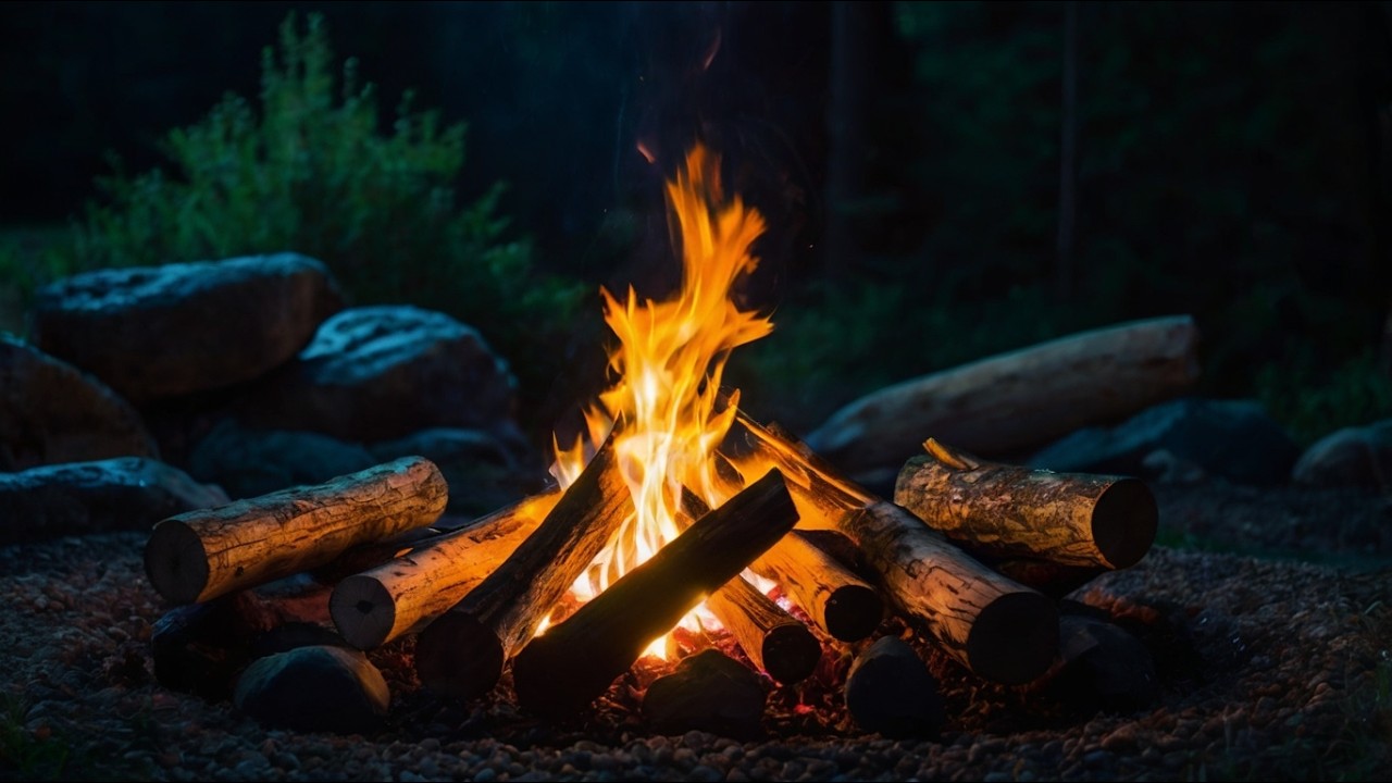 🔥Calming Fireplace Crackling 24/7 | ❄️Serene Snow Cabin Views | Winter Ambience (No Music)