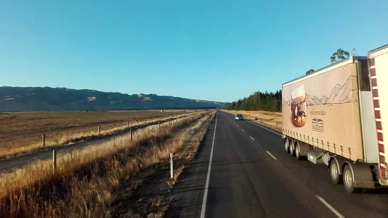Culverden to Woodend Truck Cab Ride