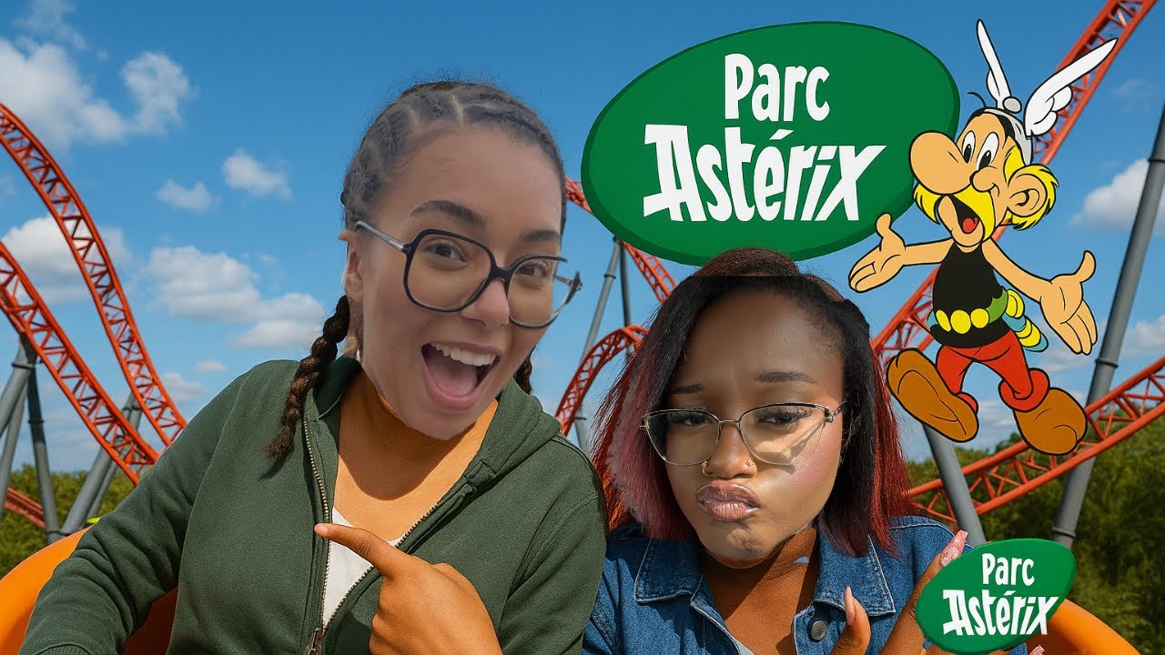 ma première fois au PARC ASTÉRIX !!! mon âme a failli y rester