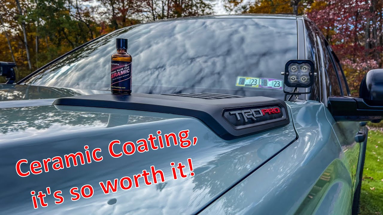 Ceramic Coating The 2022 TRD Pro, Well Worth The Effort!