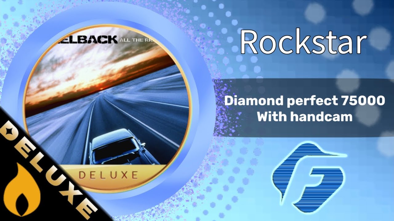 Beatstar Rockstar DELUXE HARD 75000 diamond perfect with handcam