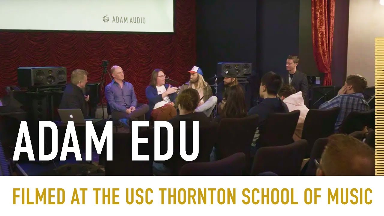 Adam Audio | AdamEDU filmed at the USC Thornton School of Music