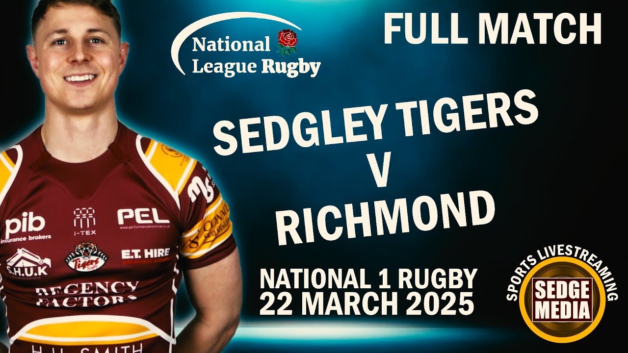 LIVE RUGBY! Sedgley Tigers v Richmond