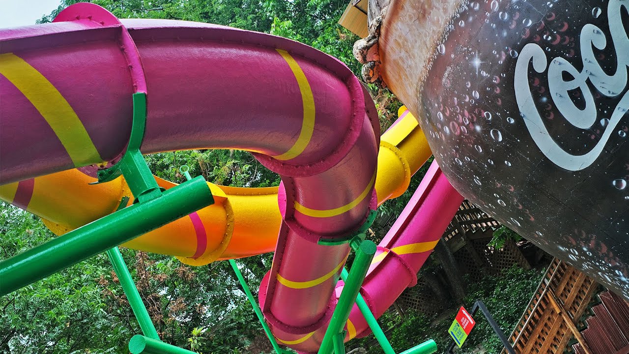 Soda Straws Speed Water Slides | Schlitterbahn New Braunfels