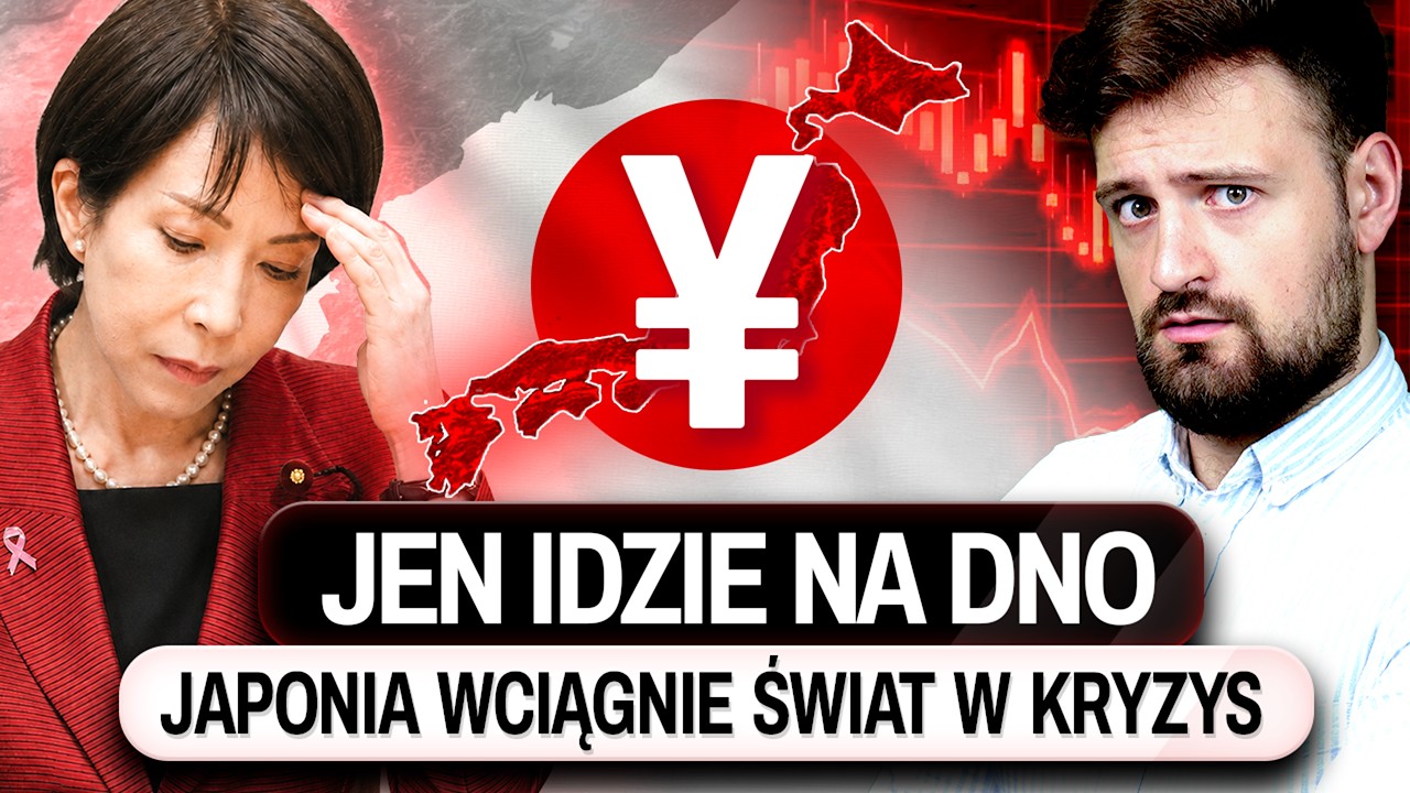 Japoński JEN idzie na DNO - Japonia pogrąży świat?