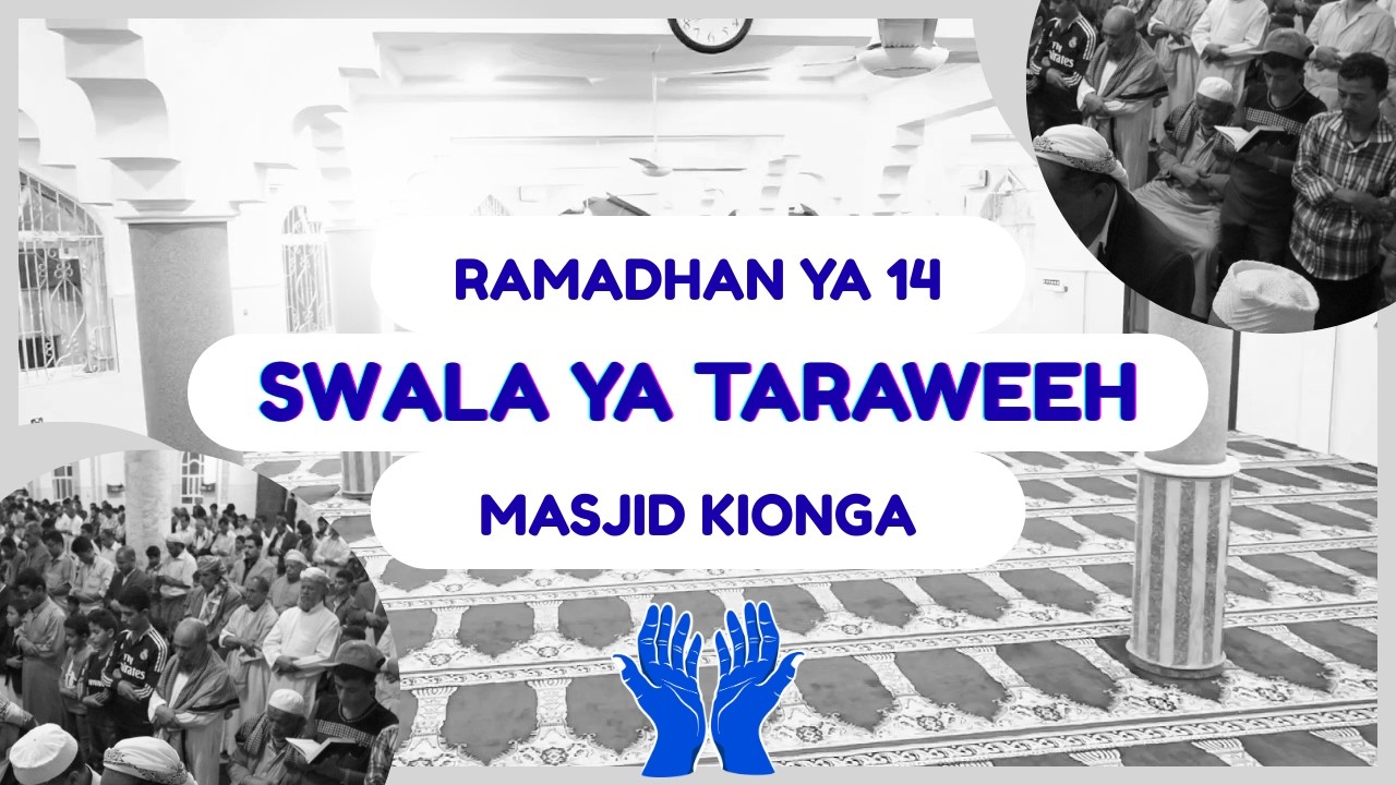 🔴Live SWALA YA TARAWEEH YA (14) MASJID KIONGA  -  MAGOMENI - DSM - 2026