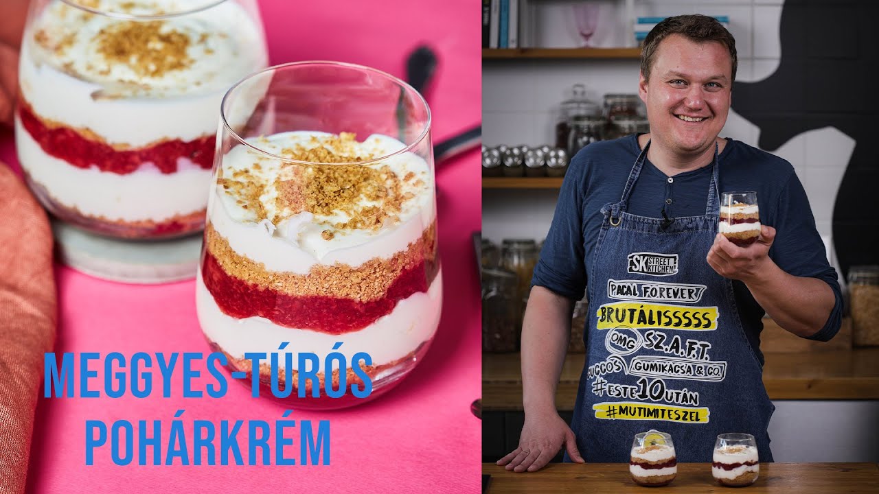 🍒Meggyes🍒- túrós pohárkrém🍨