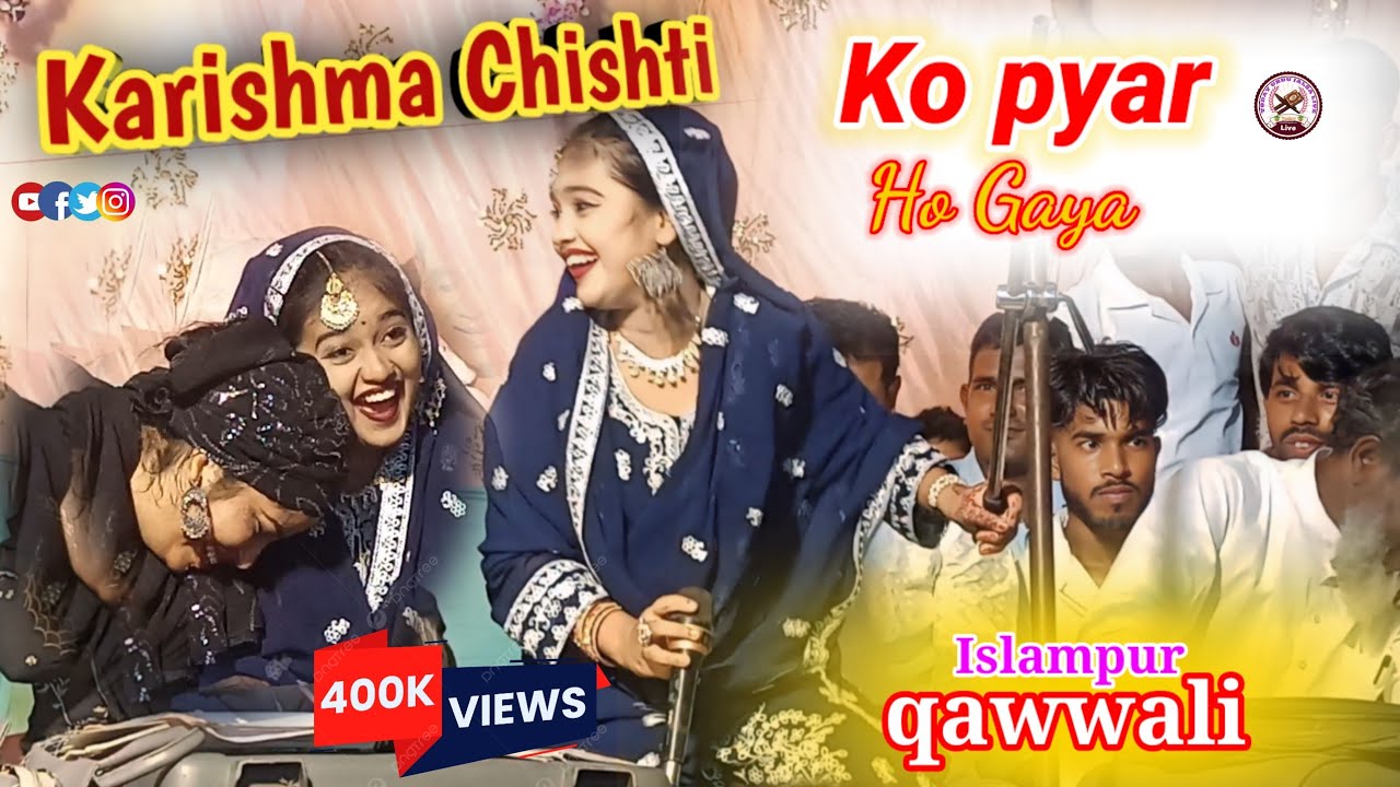👉 haptiagachh qawwali Main Karishma Chishti ka pyar Ho Gaya 2025!! today Urdu Jalsa live