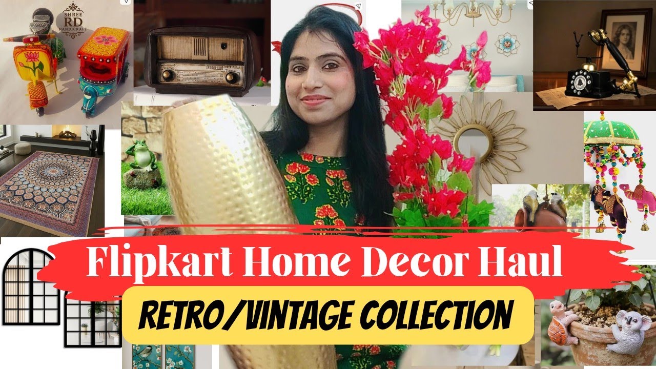 Retro/Modern Decor Products from filpkart To Enhance The Look Of Your Home#flipkart Home Decor Haul 