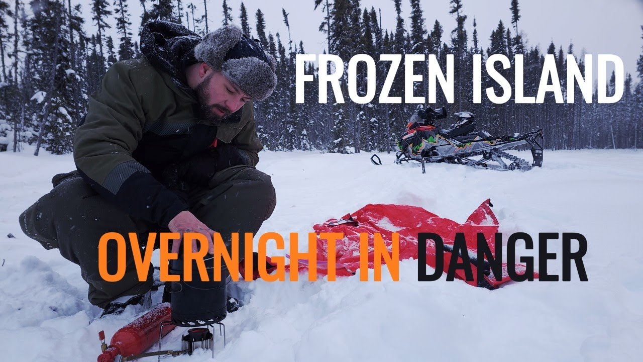 Winter camping survival in shelter -15 °C
