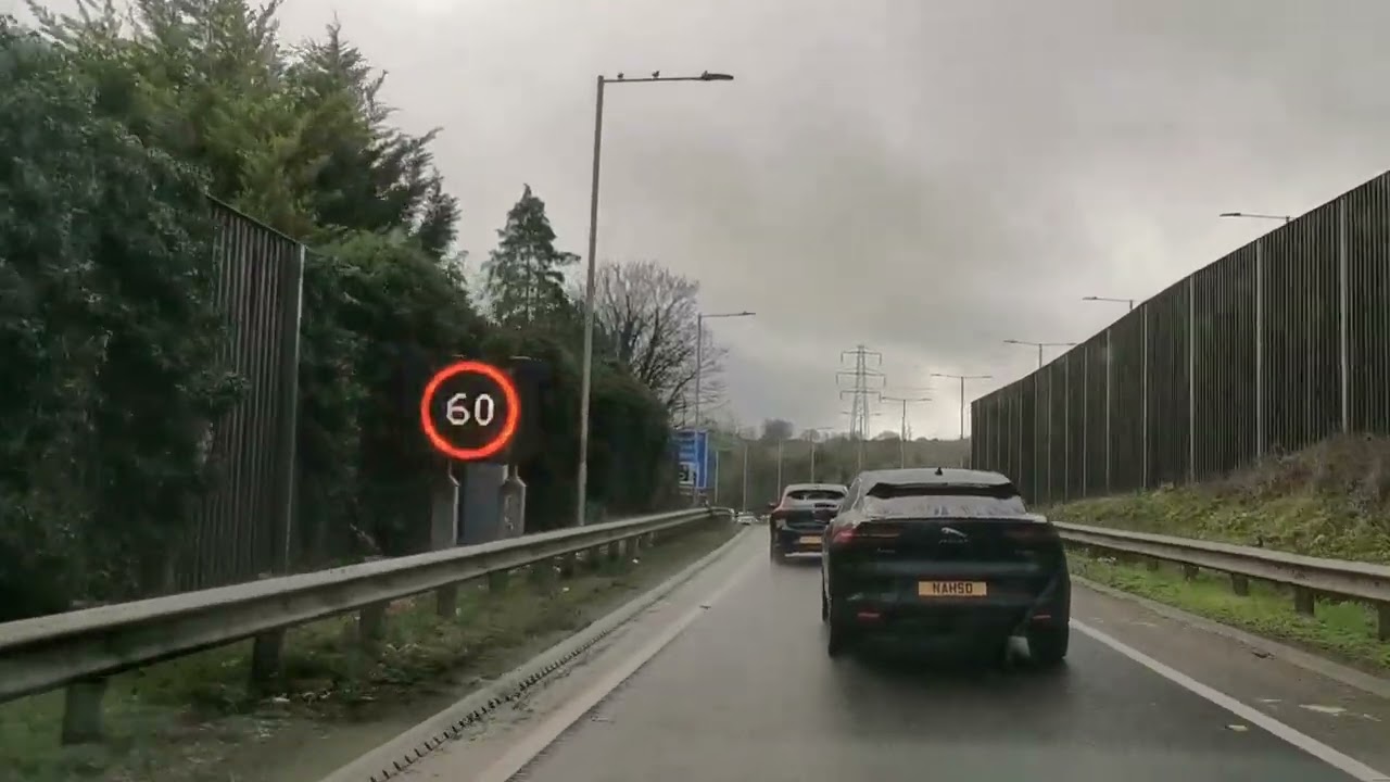 ⚠️DRIVING TO LONDON ❗EALING ✅Luton - London 😎M1🚘January 2026 🔥