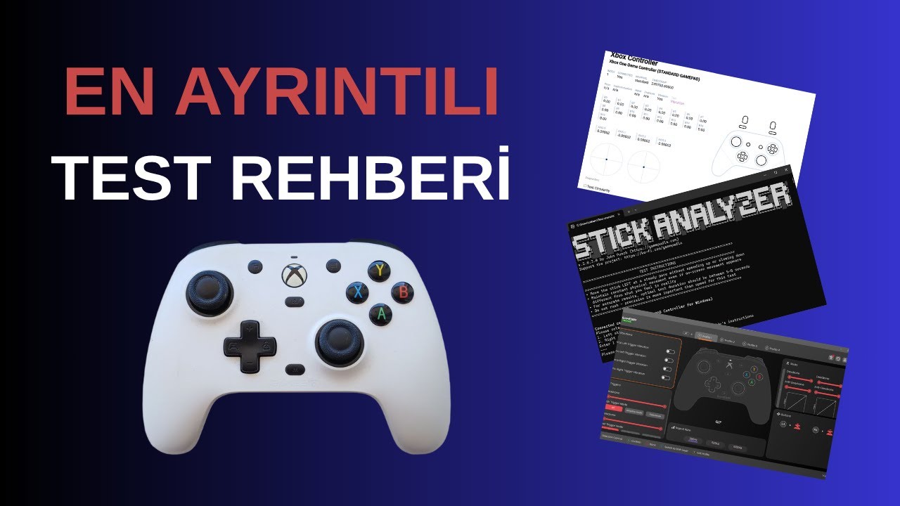 GAMEPAD NASIL TEST EDİLİR? EN AYRINTILI GAMEPAD TEST REHBERİ!! HER TESTİN AÇIKLAMASIYLA BERABER