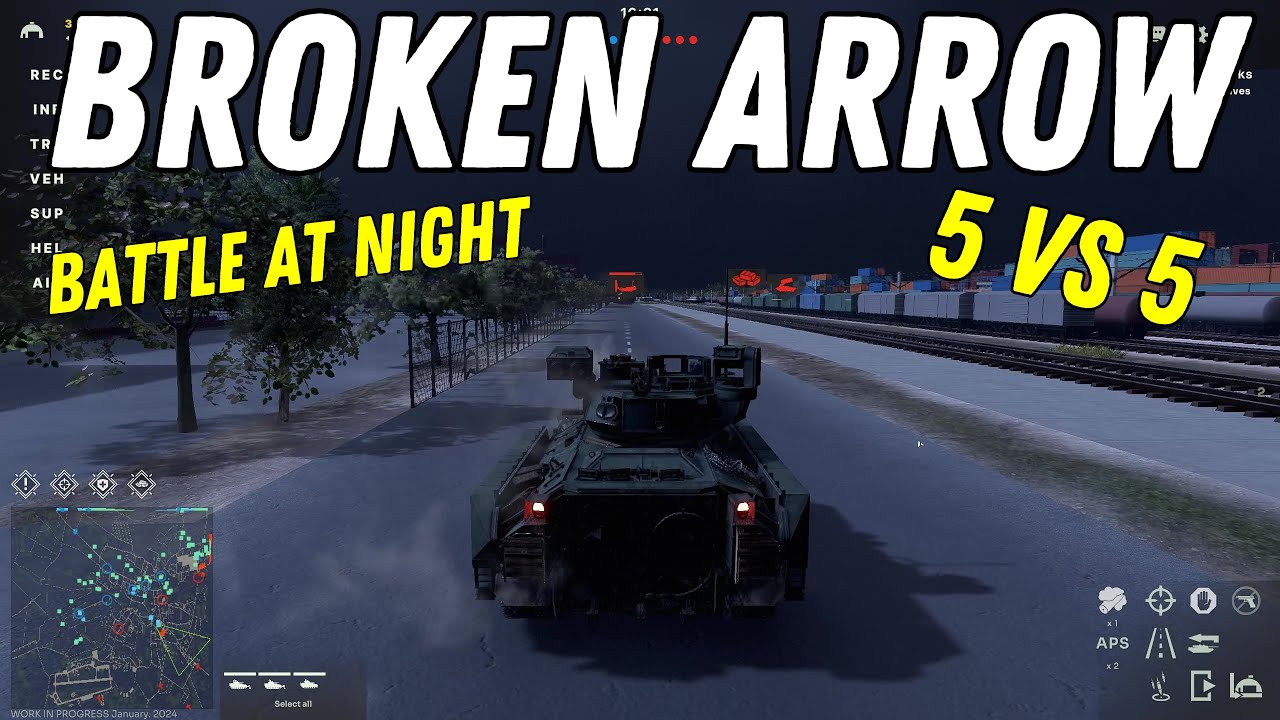 After Dark Assault - Broken Arrow Multiplayer - USA vs Russia