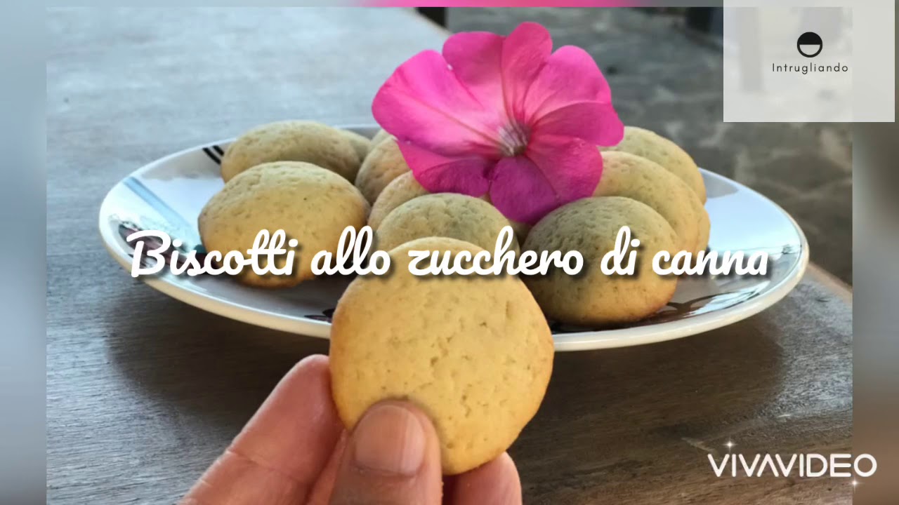 BISCOTTI ALLO ZUCCHERO DI CANNA 🌺- senza lievito, fragranti e gustosi
