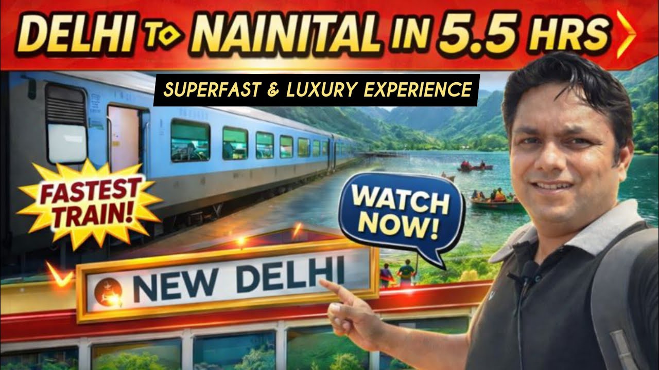 Delhi to Nainital by Train | Delhi to Nainital | Kathgodam to Nainital | Kathgodam Shatabdi Express