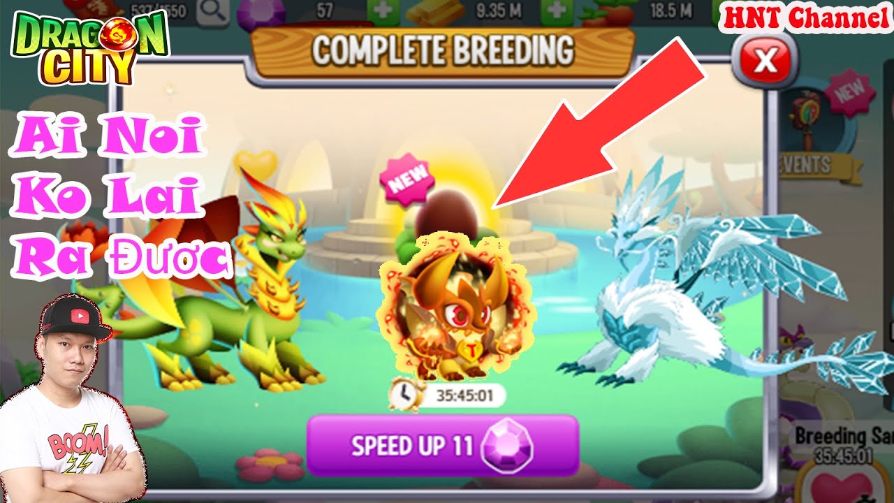 Dragon City Fan Lai Thành Công Titan Lửa Ma Cà Rồng Cực Hiếm Hành Trình Cùi Bắp HNT Channel