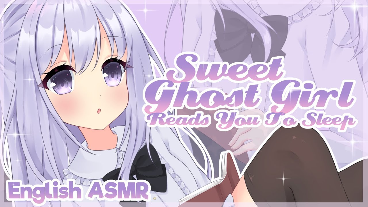 [ASMR] 💜 Sweet Ghost Girl Reads You Softly To Sleep 👻 [Super Soft Whispers]