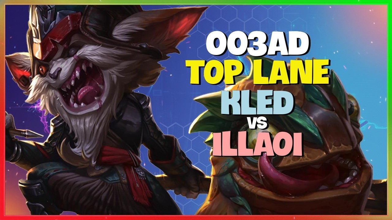 003ad Kled : This Dude is CRUSHING the Illaoi Matchup in Challenger Elo