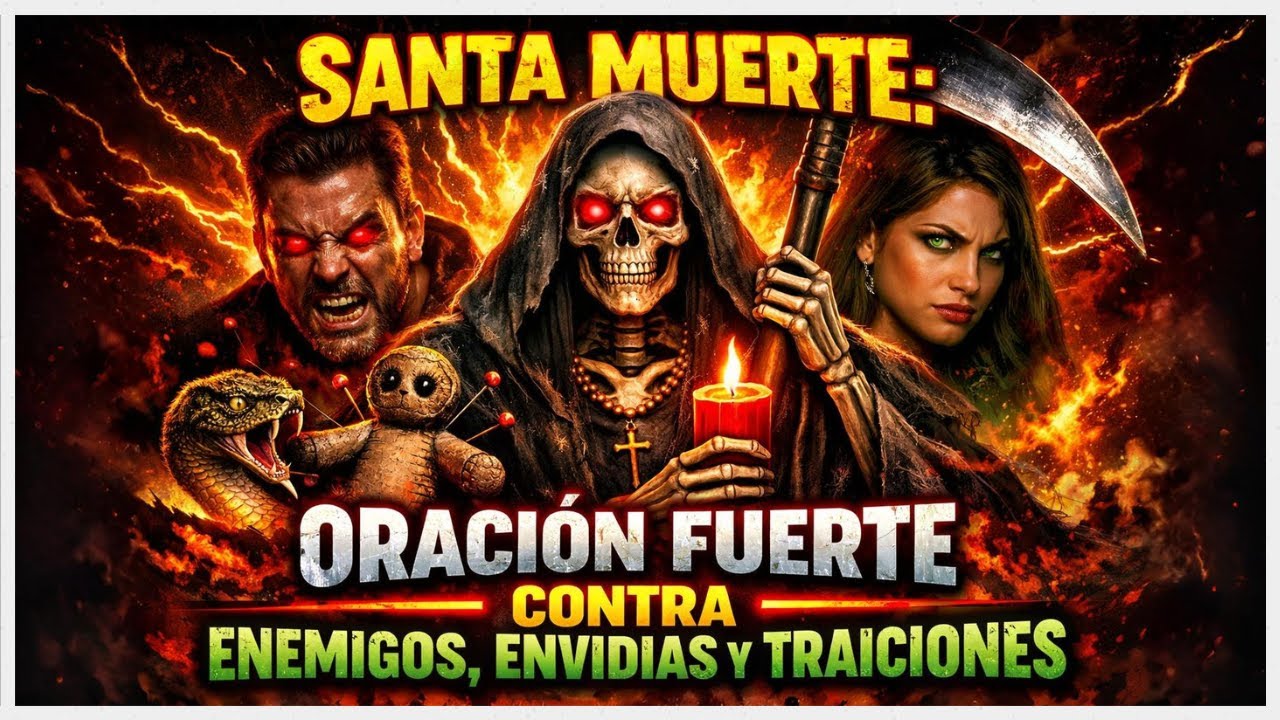 SANTA MUERTE: ORACIÓN FUERTE CONTRA ENEMIGOS, ENVIDIAS Y TRAICIONES