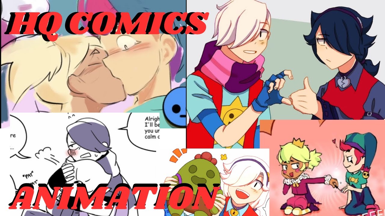BEST 8 BRAWL STARS HQ COMICS   MANDY AND CHESTER    COLETTE X EDGAR  BRAWLERS  SHIP  ANIMATION