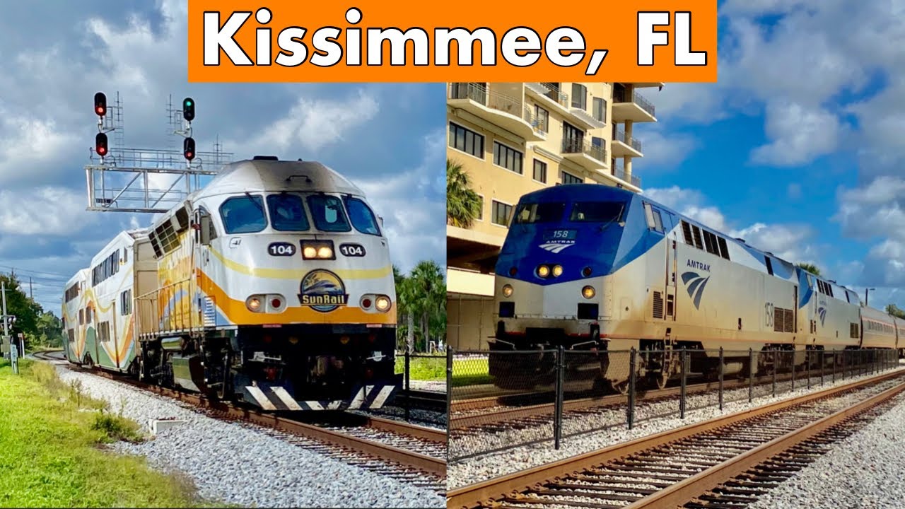 4K Kissimmee Railfanning!