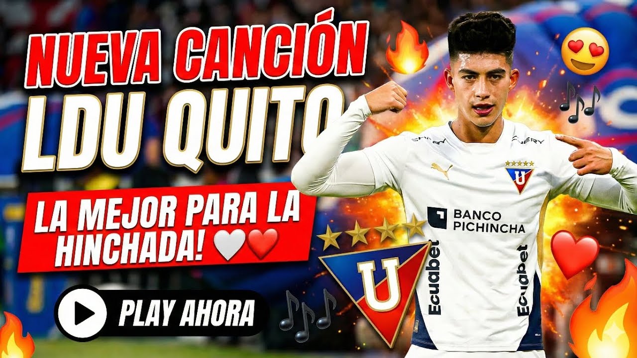 ¡EL NUEVO HIMNO QUE HARÁ VIBRAR EL ESTADIO! 🤍❤️🎵 | Nueva Canción LDU Quito ⚽️🔥#ldu #quito #lau